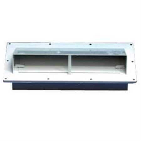 Ventline/Dex VENTLINE/DEX V211113 Polar White Horizontal Exterior Wall Vent V6B-V211113